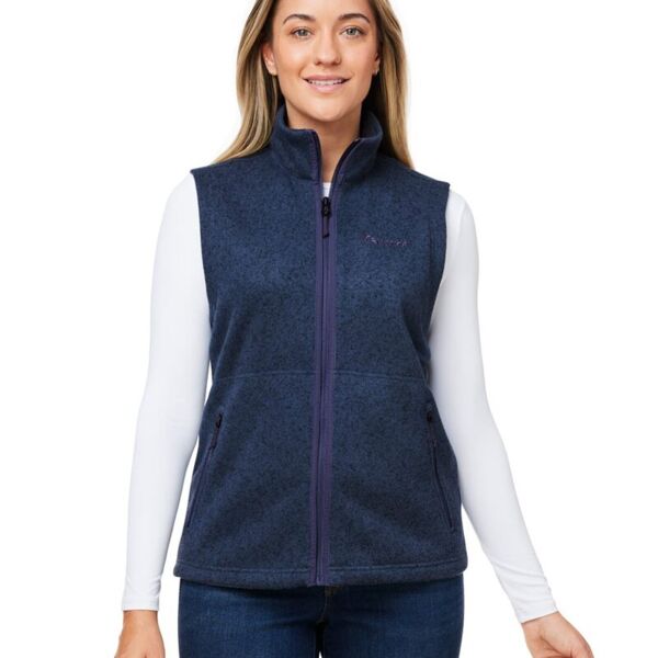Women's Drop Line Fleece Vest Thumbnail